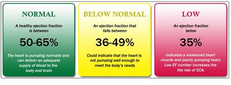 ejection fraction chart.